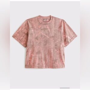 Abecrombie & Fitch - Premium Heavyweight Cropped Tee